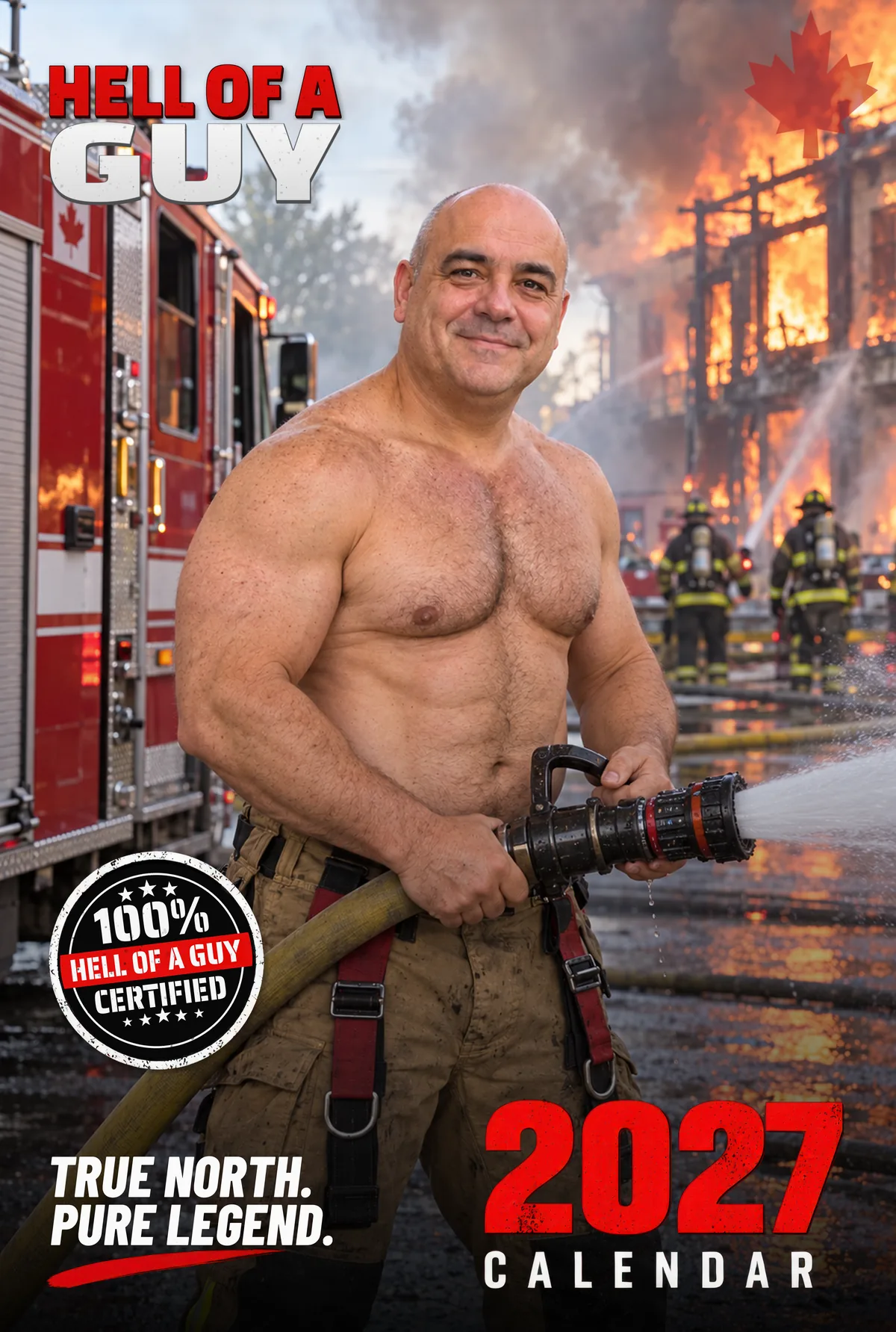 Official Hell of a Guy 2027 calendar front cover